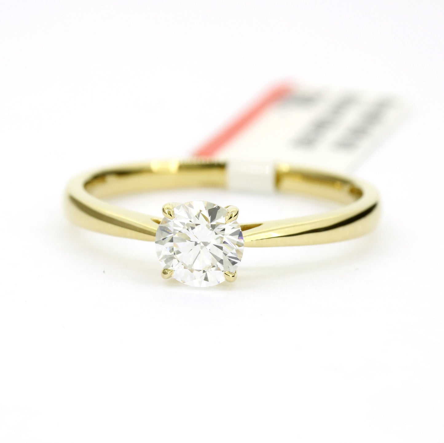 Ring 585 Gold 14 Kt Gelbgold 0,50 ct Diamant Lab Grown CVD