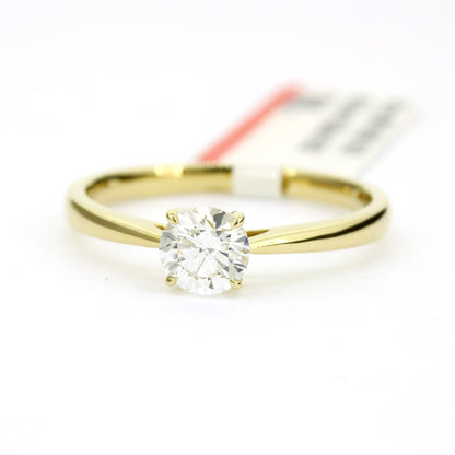 Ring 585 Gold 14 Kt Gelbgold 0,50 ct Diamant Lab Grown CVD