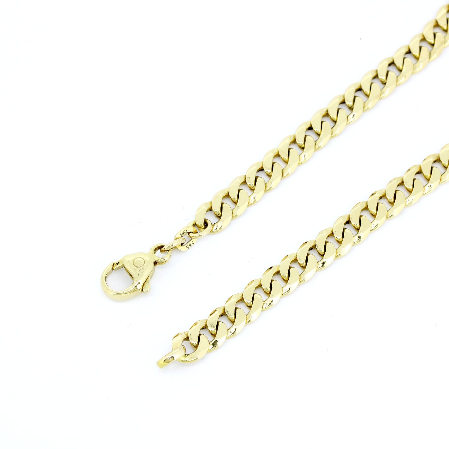 Armband 585 Gold 14 Kt - 21,5 cm lang - 4,7 mm breit - Wert 2970,-