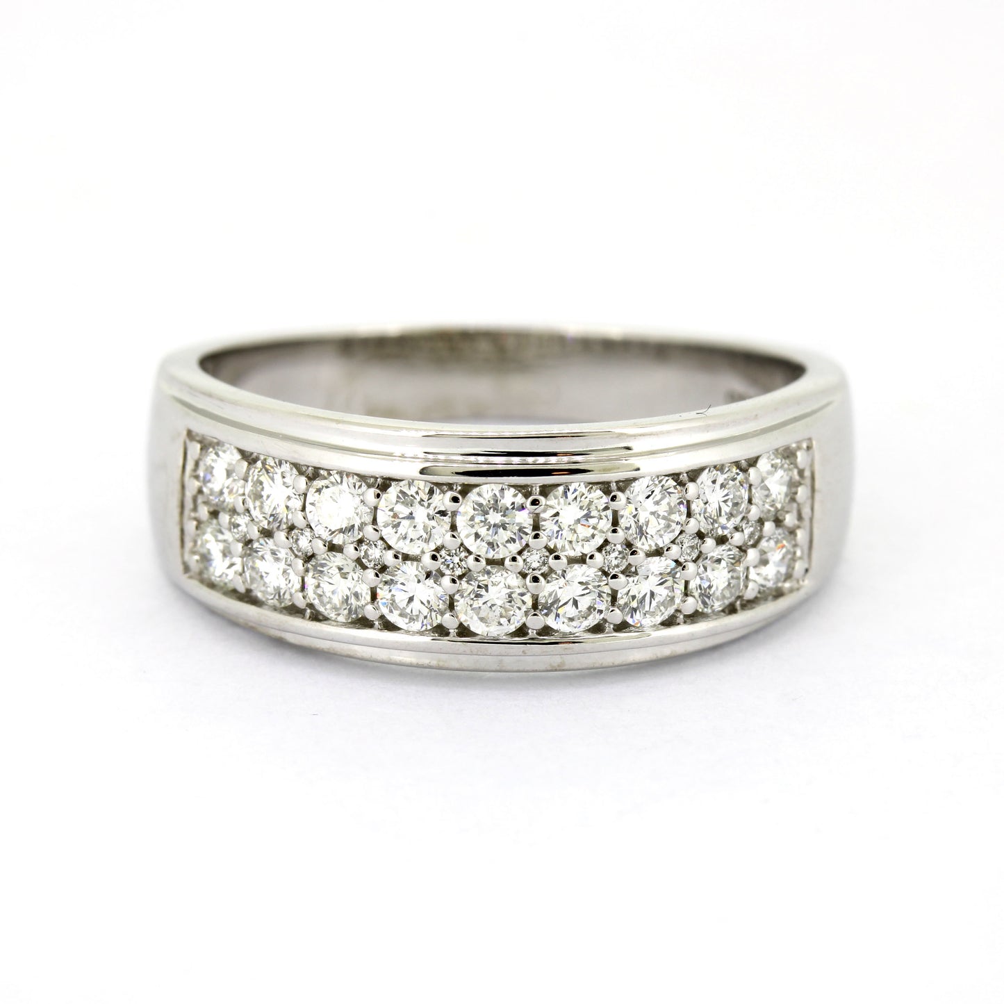 Diamant Ring 585 Weißgold 14 Kt - Brillanten ca. 0,72 ct - G-SI - Wert 2470,-