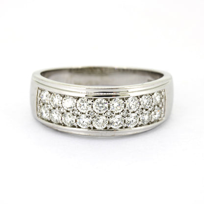 Diamant Ring 585 Weißgold 14 Kt - Brillanten ca. 0,72 ct - G-SI - Wert 2470,-