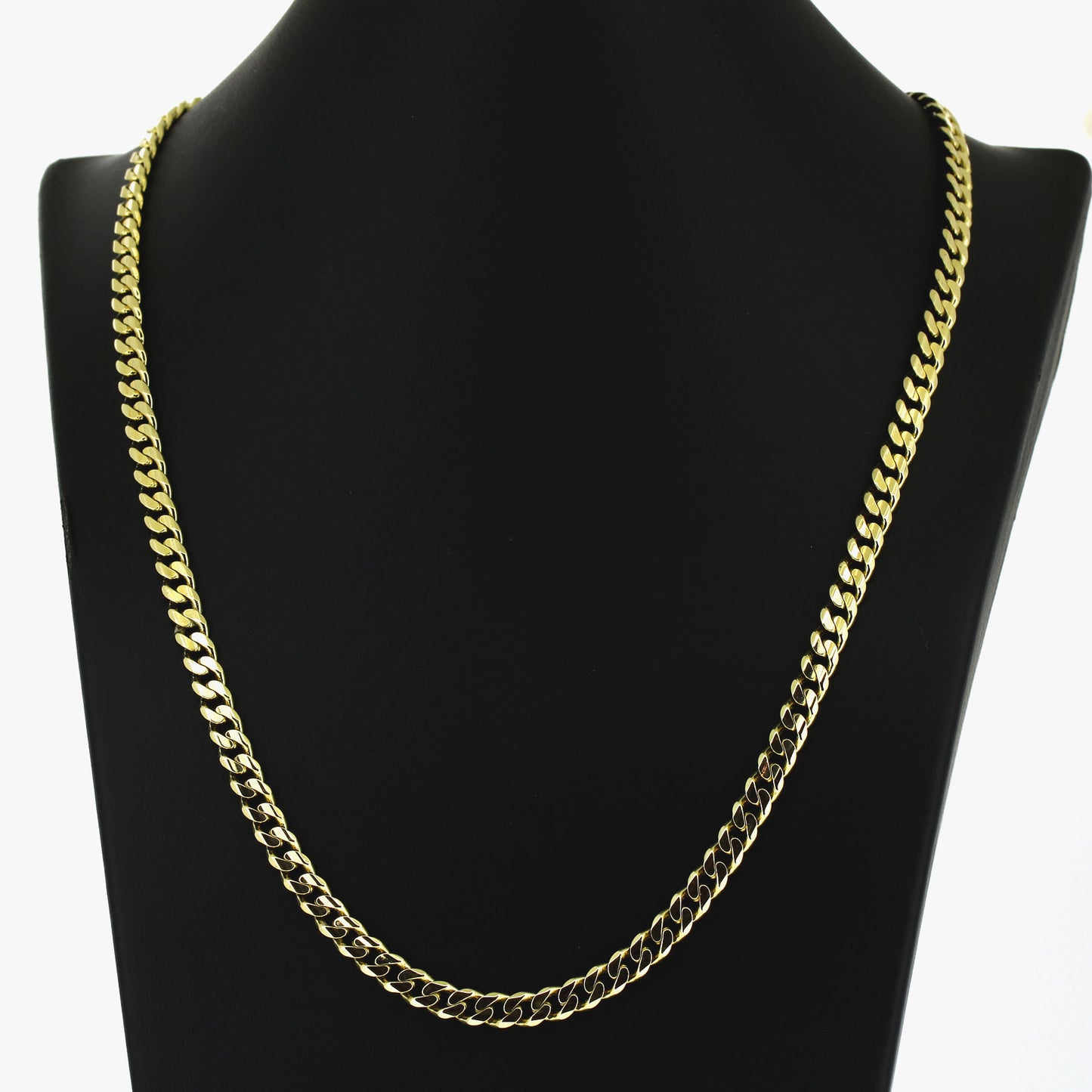 Panzer Kette 585 Gold 14 kt Gelbgold - 51 cm lang - Wert 5500,-