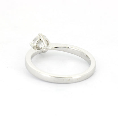 GIA Solitär Brillant Ring 585 Weißgold 14 Kt 0,61 ct E VVS1 - Wert 3800,-