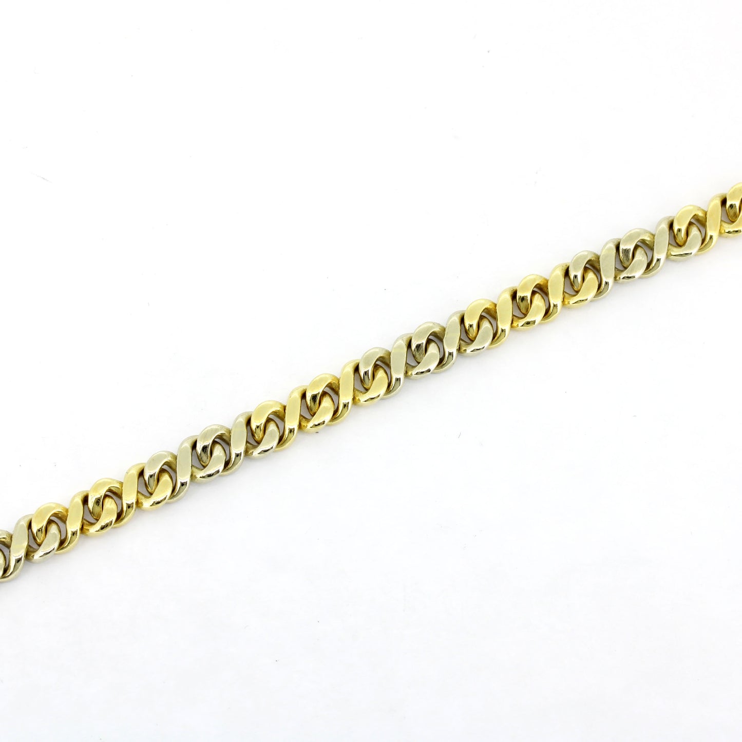 Kette 585 Gold 14 kt bicolor - 45 cm lang - Wert 6280,-