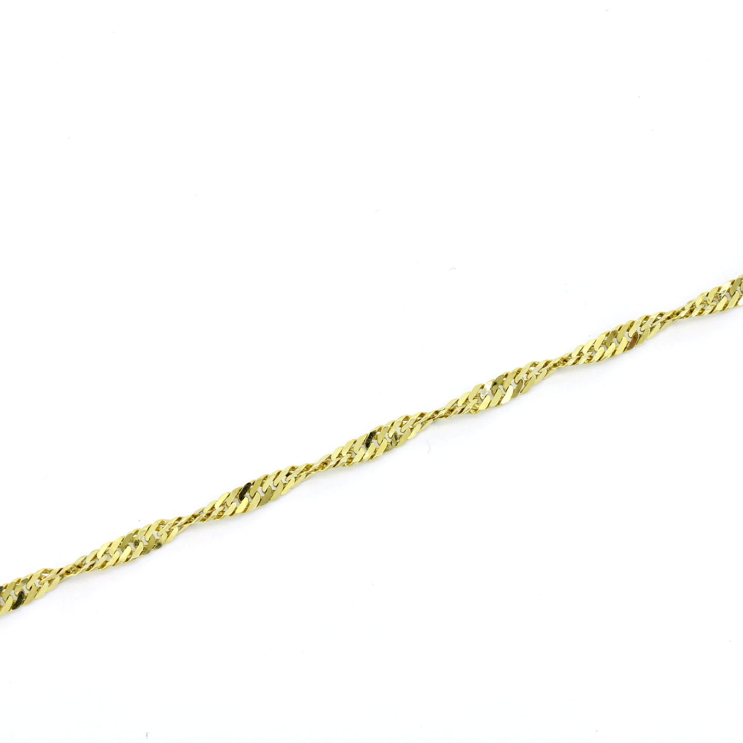 Kette geflochten 585 Gold Kette 14 Kt Gelbgold - Kettenlänge 44 cm - Wert 870,-