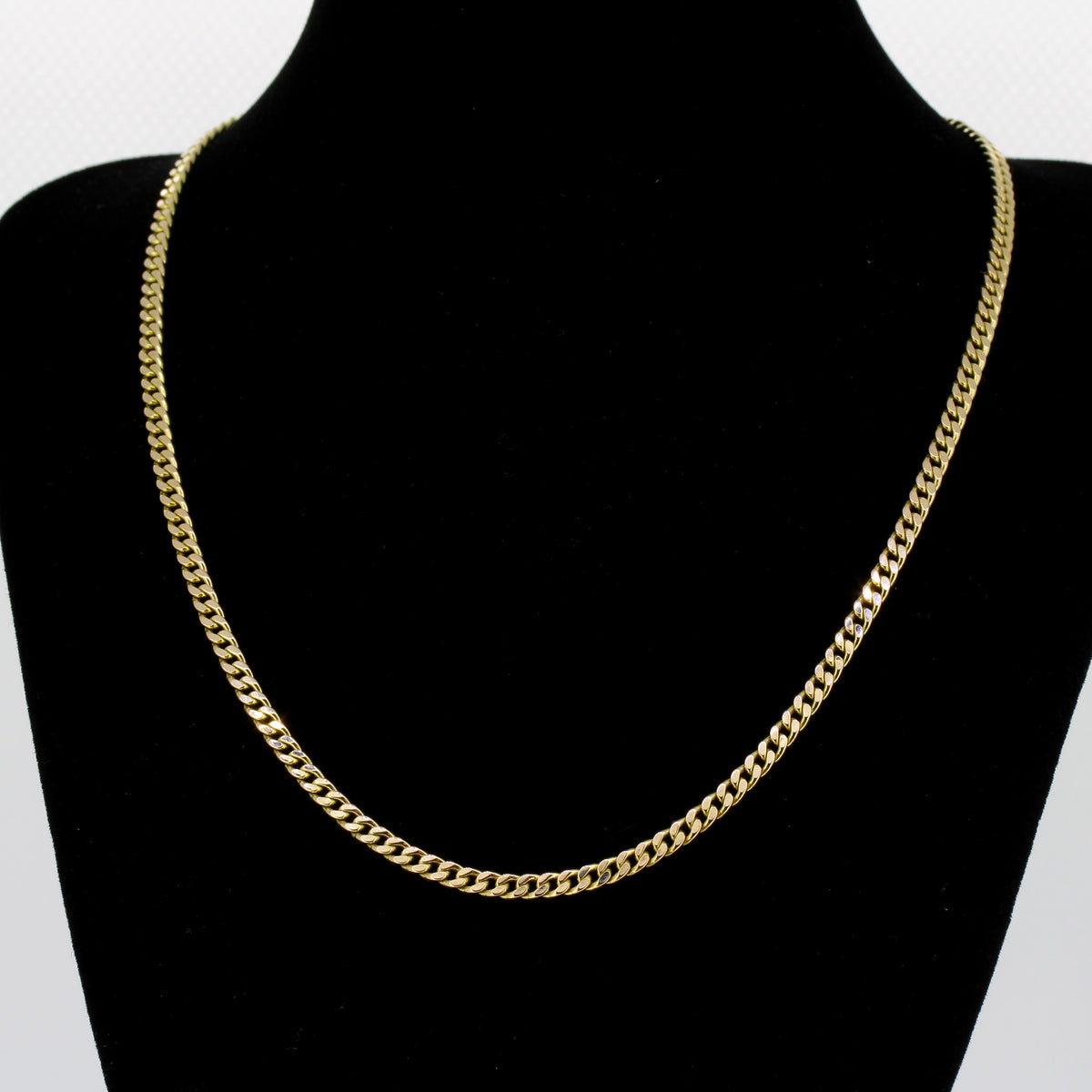 Kette 585 Gold Panzerkette 14 Karat Gelbgold 45 cm - Wert 2100,-