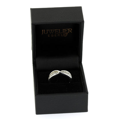 Ring 585 Gold 14 kt Weißgold - Zirkonia - Wert 510,-