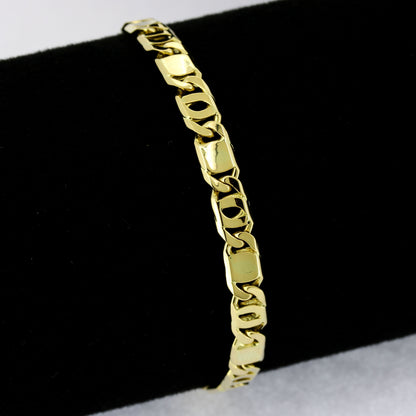 Armband 750 Gold 18 Kt Gelbgold 18 cm - Wert 1580,-