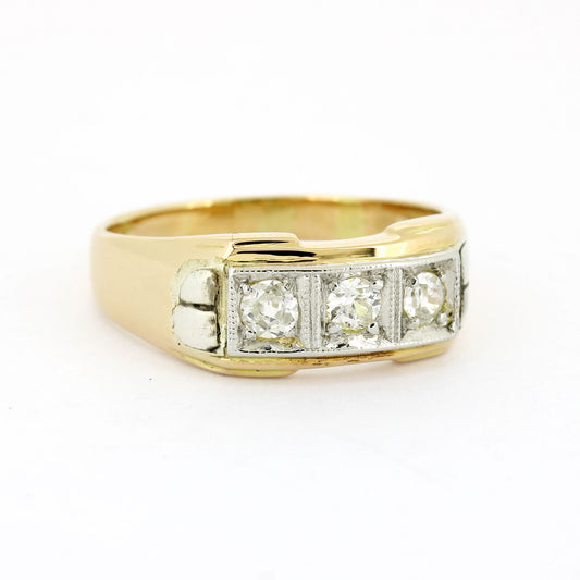 Ring 585 Gold 14 kt - 0,40 ct Diamanten - Wert 1700,-
