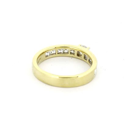 Ring 585 Gold 14 kt Gelbgold - Brillanten 0,75 ct W/SI - Wert 2450,-