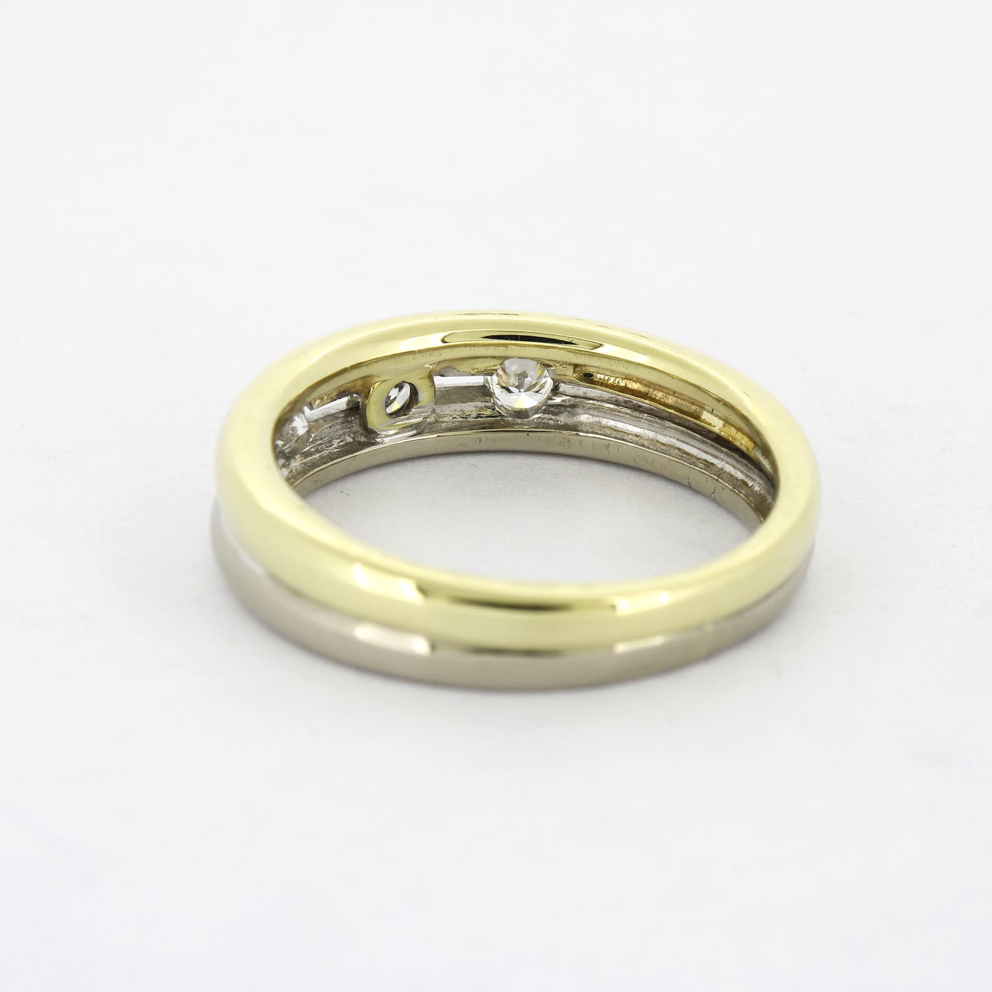 Ring 585 Gold 14 kt – Brillant ca. 0,20 ct G/VS – Ringgröße 56