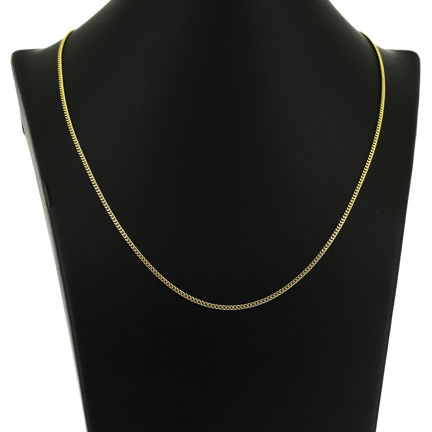 Panzerkette 585 Gold 14 kt Gelbgold - 46 cm lang - Wert 740,-