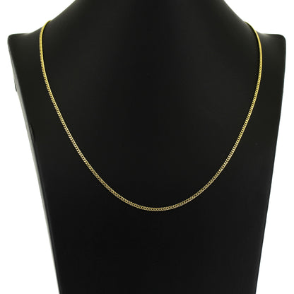 Panzerkette 585 Gold 14 kt Gelbgold - 46 cm lang - Wert 740,-