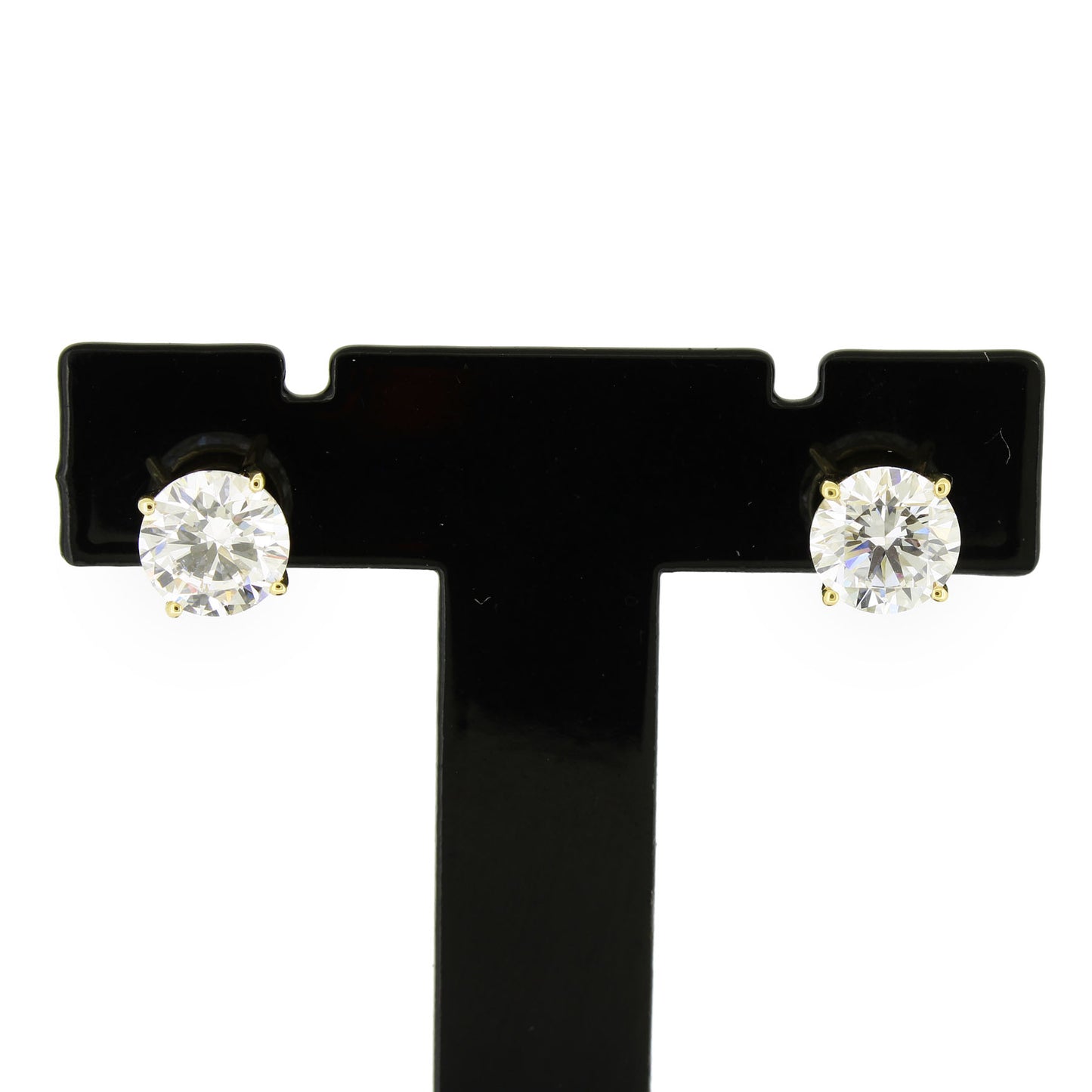 Ohrringe Stecker 585 Gold 14 kt Gelbgold - Brillanten ca. 1,50 ct