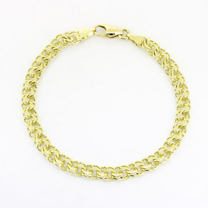 Armband 585 Gelbgold – 22 cm – 17,76 g – Breite 6,3 mm - Wert 3200,-