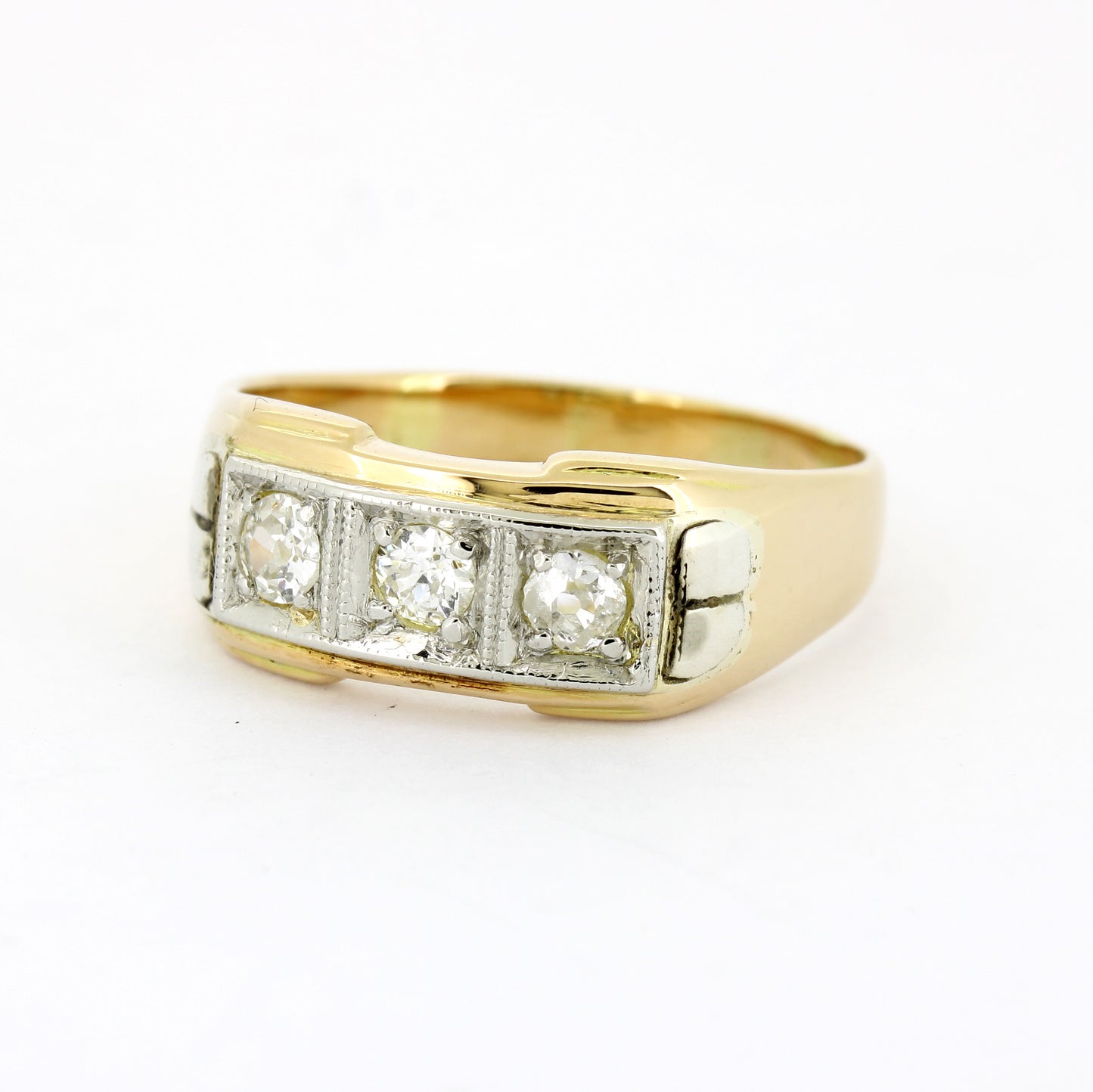 Ring 585 Gold 14 kt - 0,40 ct Diamanten - Wert 1700,-