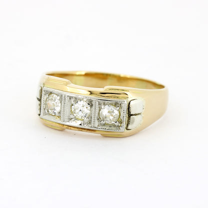 Ring 585 Gold 14 kt - 0,40 ct Diamanten - Wert 1700,-