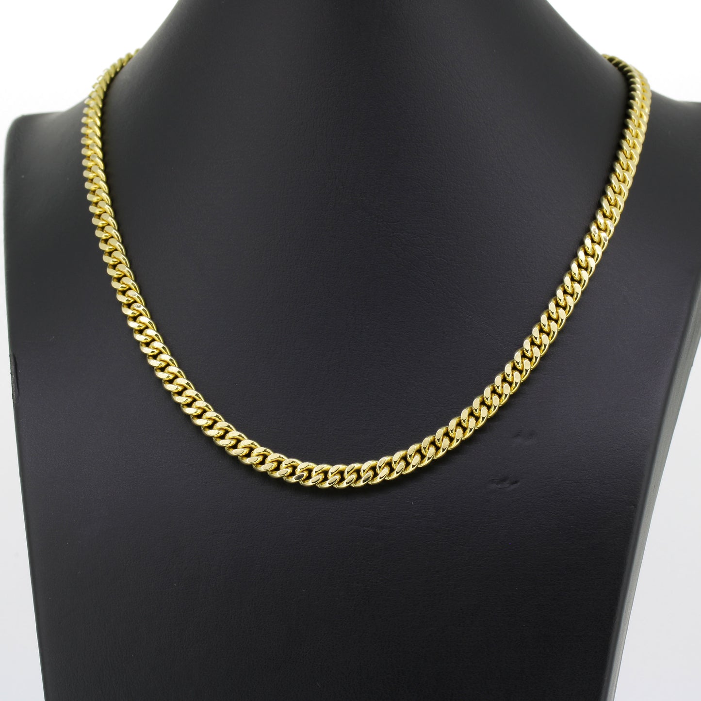 Panzerkette 585 Gold Kette 14 Karat Gelbgold 40 cm lang