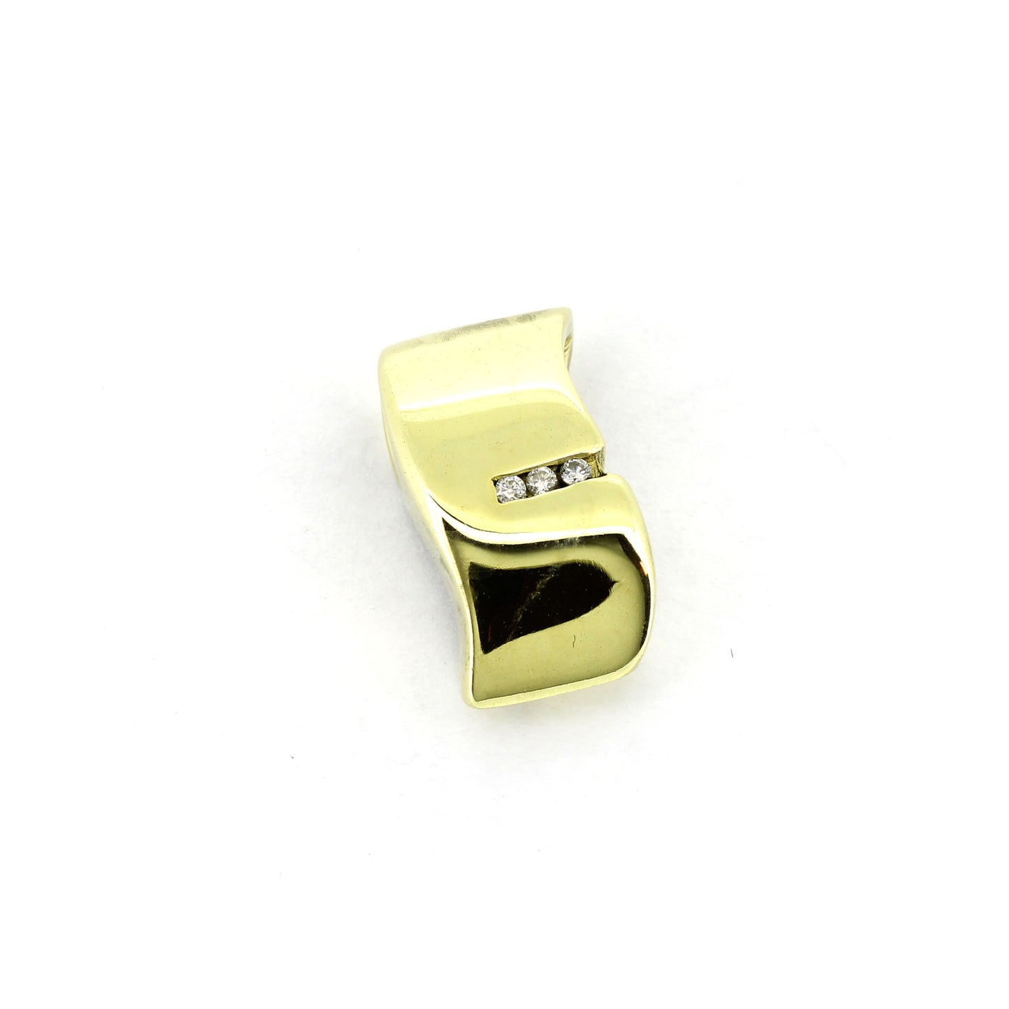 Anhänger 585 Gold 14 kt Gelbgold - Diamanten