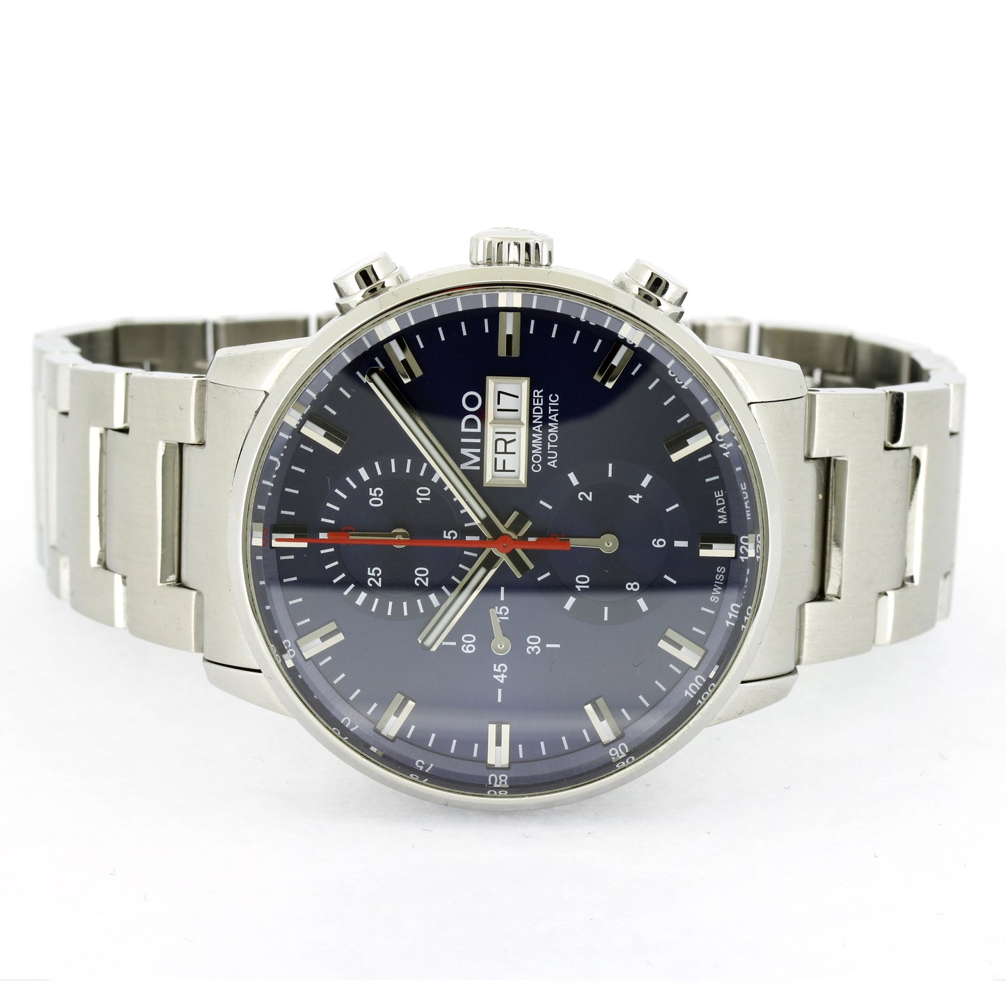 Mido Armbanduhr Commander Automatik Chronograph - Edelstahl - M016.414.11.041.00