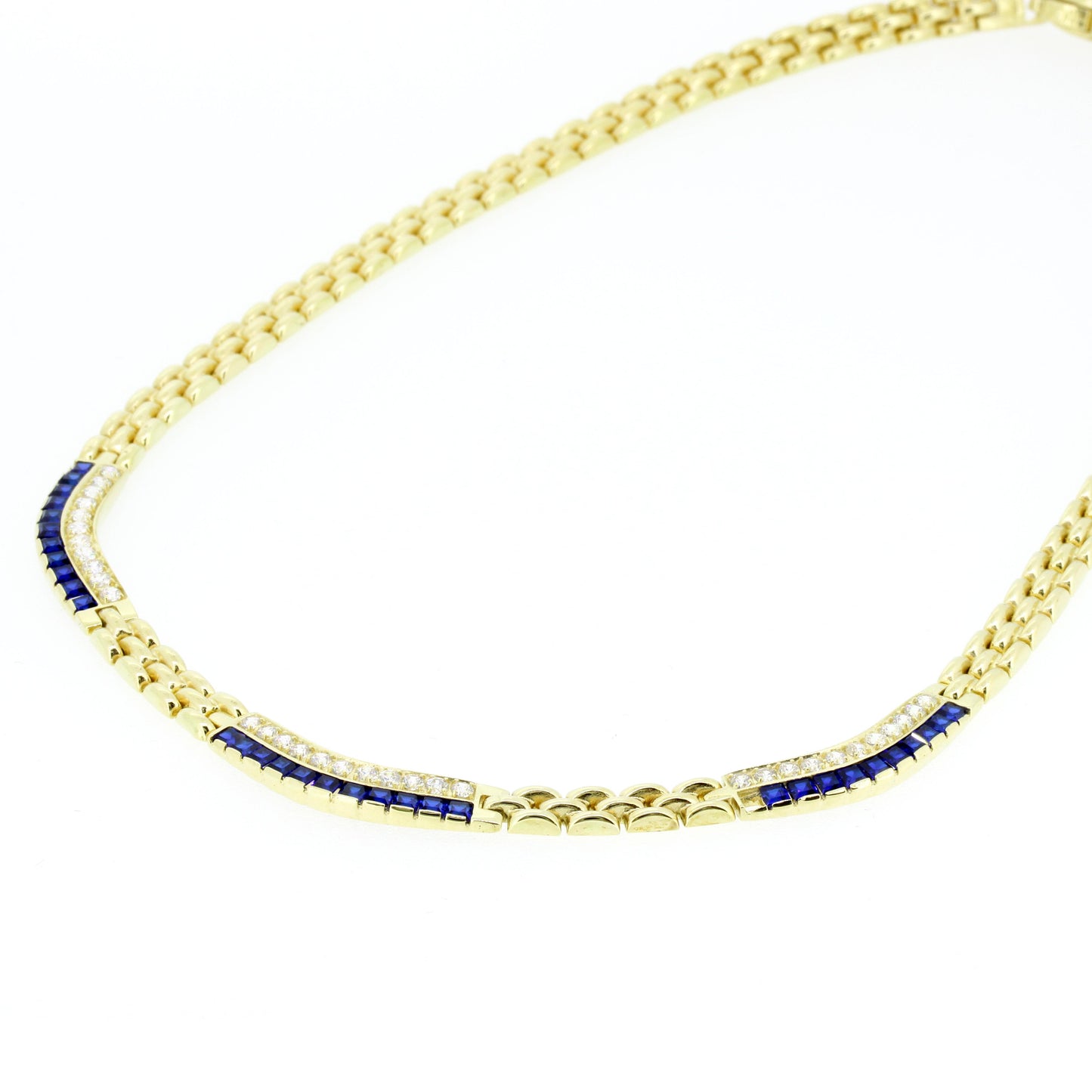 Collier 585 Gold 14 Kt Zirkonia 45 cm lang Wert 3190,-