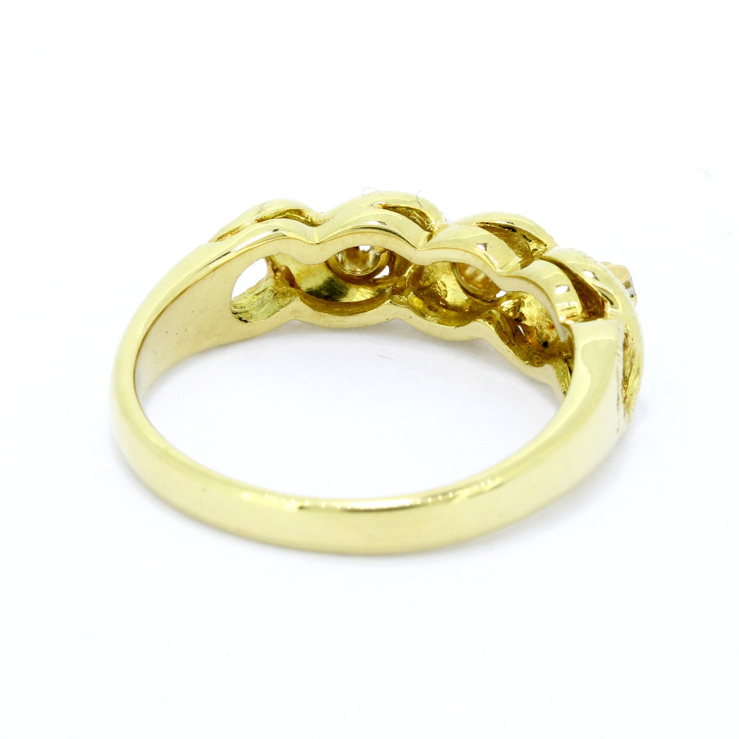 Ring 750 Gold 18 Kt Diamanten 0,07ct Wert 660,-