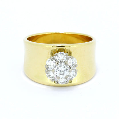 Brillant Ring 750 Gold 18 Kt 0,80ct Diamanten Wert 3700,-