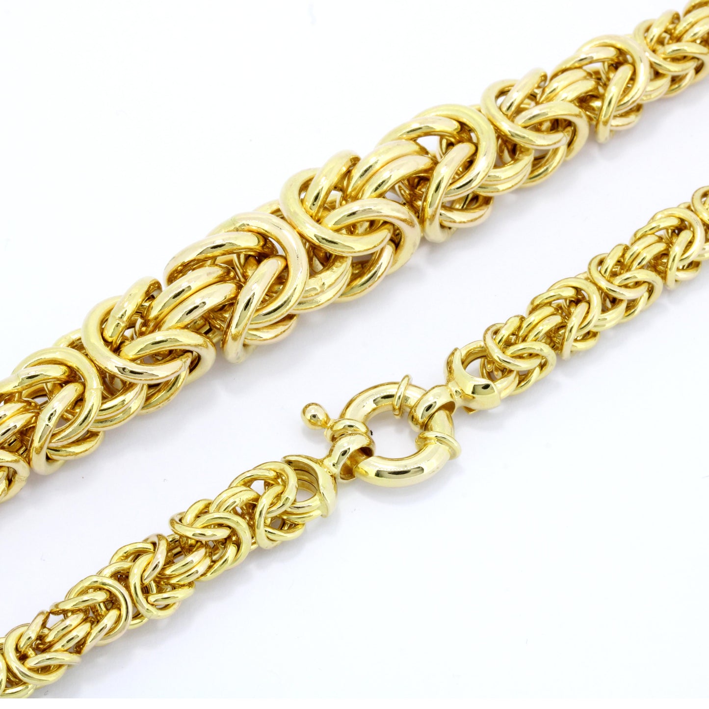 Halskette 585 Gold 14 Kt Kette im Verlauf 46 cm lang Wert 3400,-