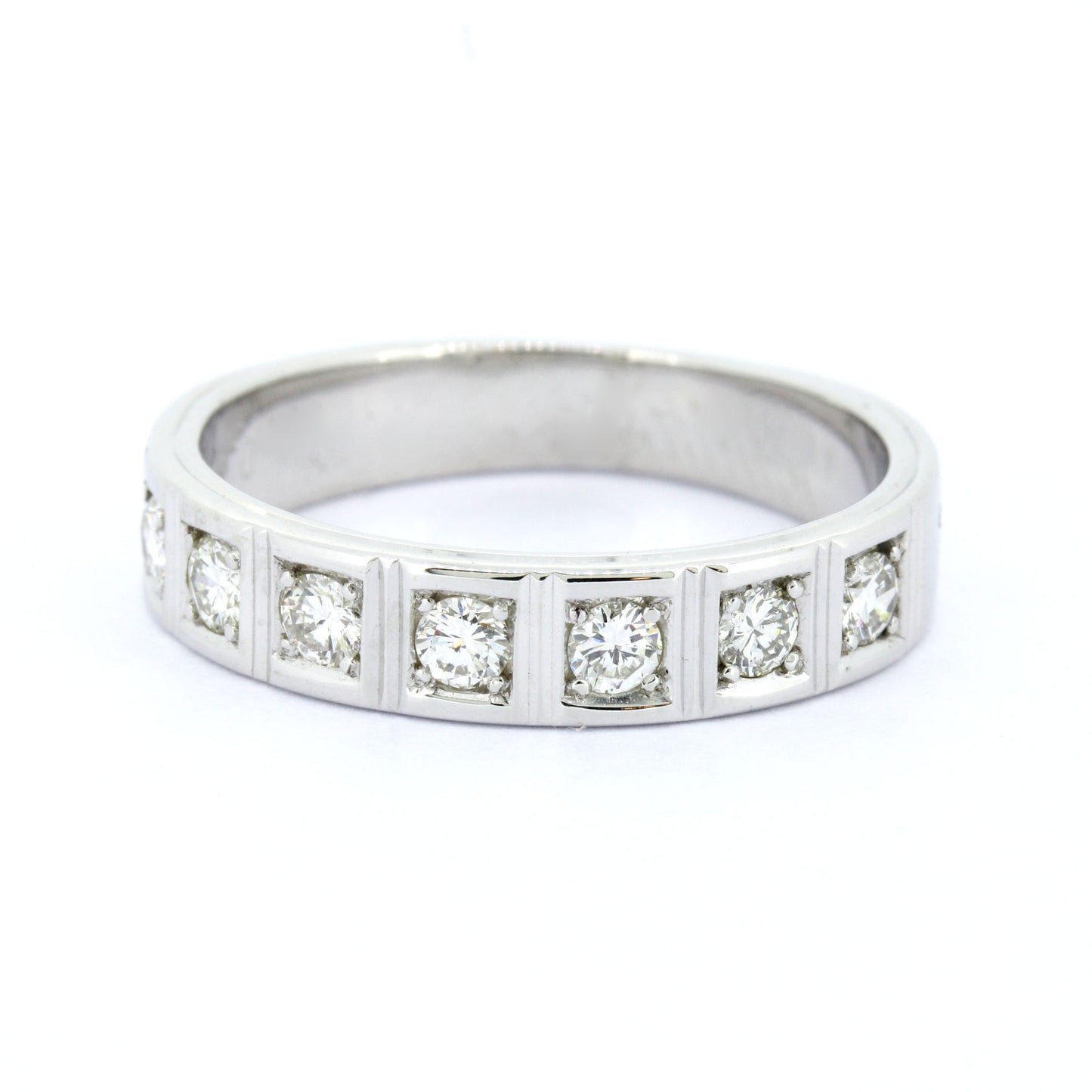TEST Memory Brillant Ring 750 Gold 18 Karat 0,40 ct Diamanten