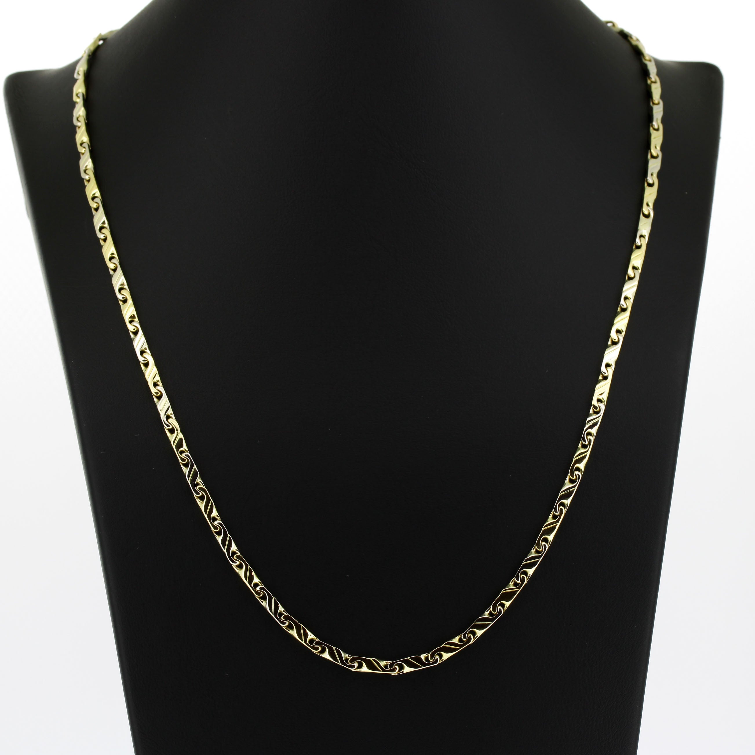 GOLD KETTE 14k 585 52,7cm L 0,16cm B 6,43g store Gelb Gold