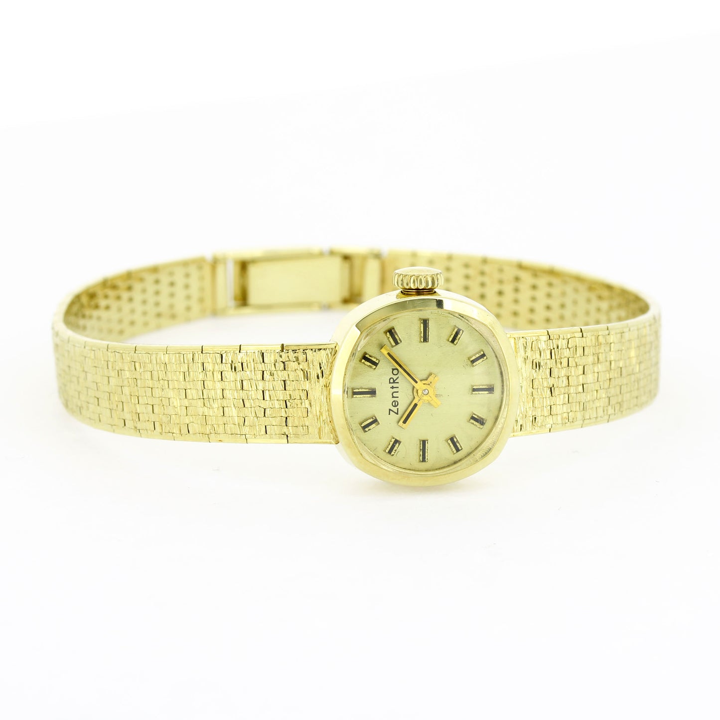 Zenta Armbanduhr Damen 585 Gold 14 Kt Handaufzug