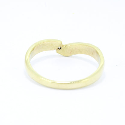 Ring 585 Gold Kt Brillant 0,05 ct SI Wert 490,-