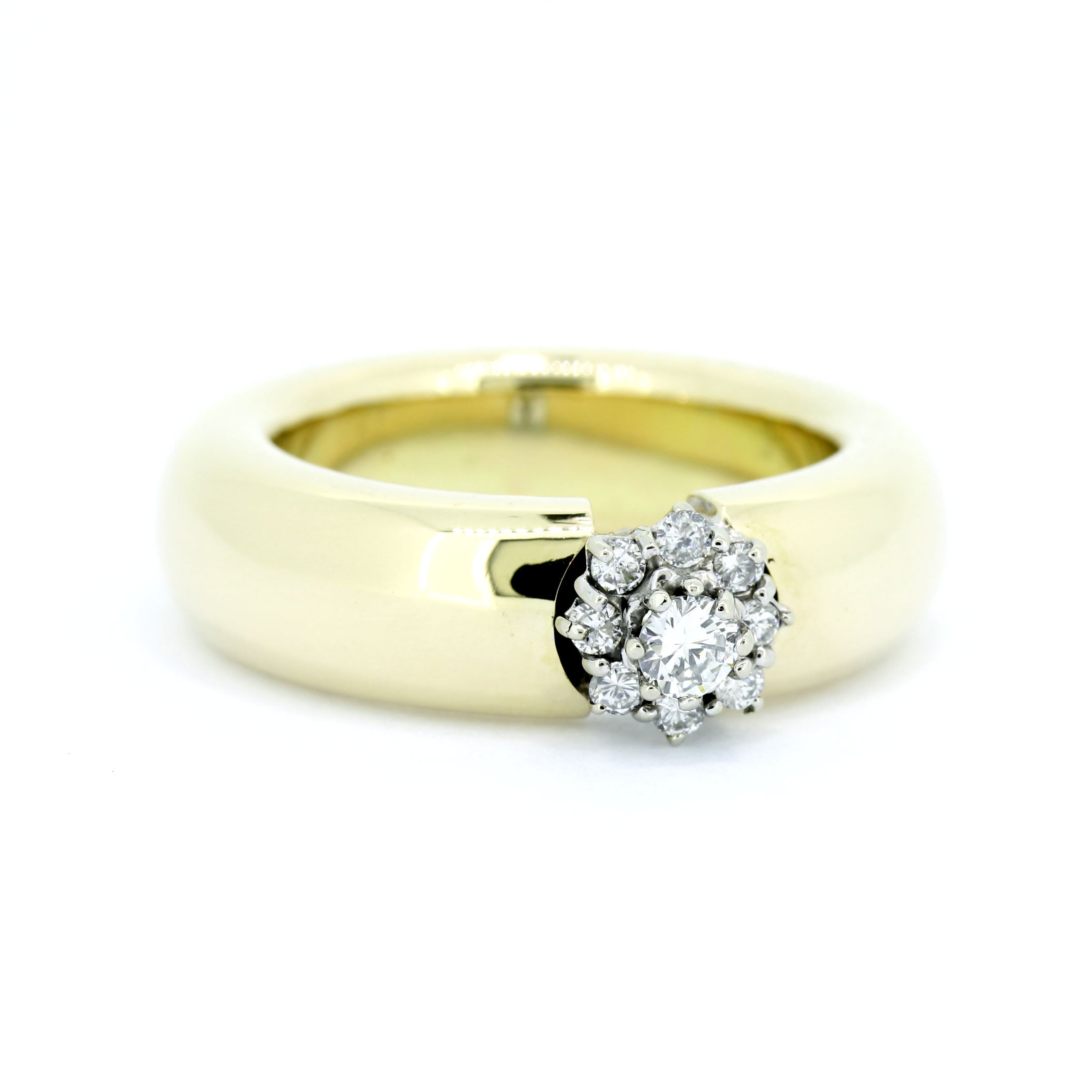 WERT 645 € RING IN cheapest 585er 14K GELBGOLD vxlt K71342