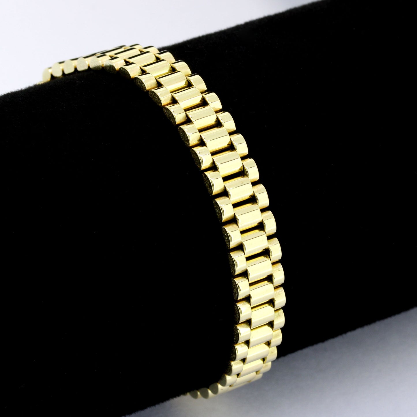 Präsidenten Armband 585 Gold 14 Kt Gelbgold - Armbandlänge 17,5 cm - Wert 2800,-