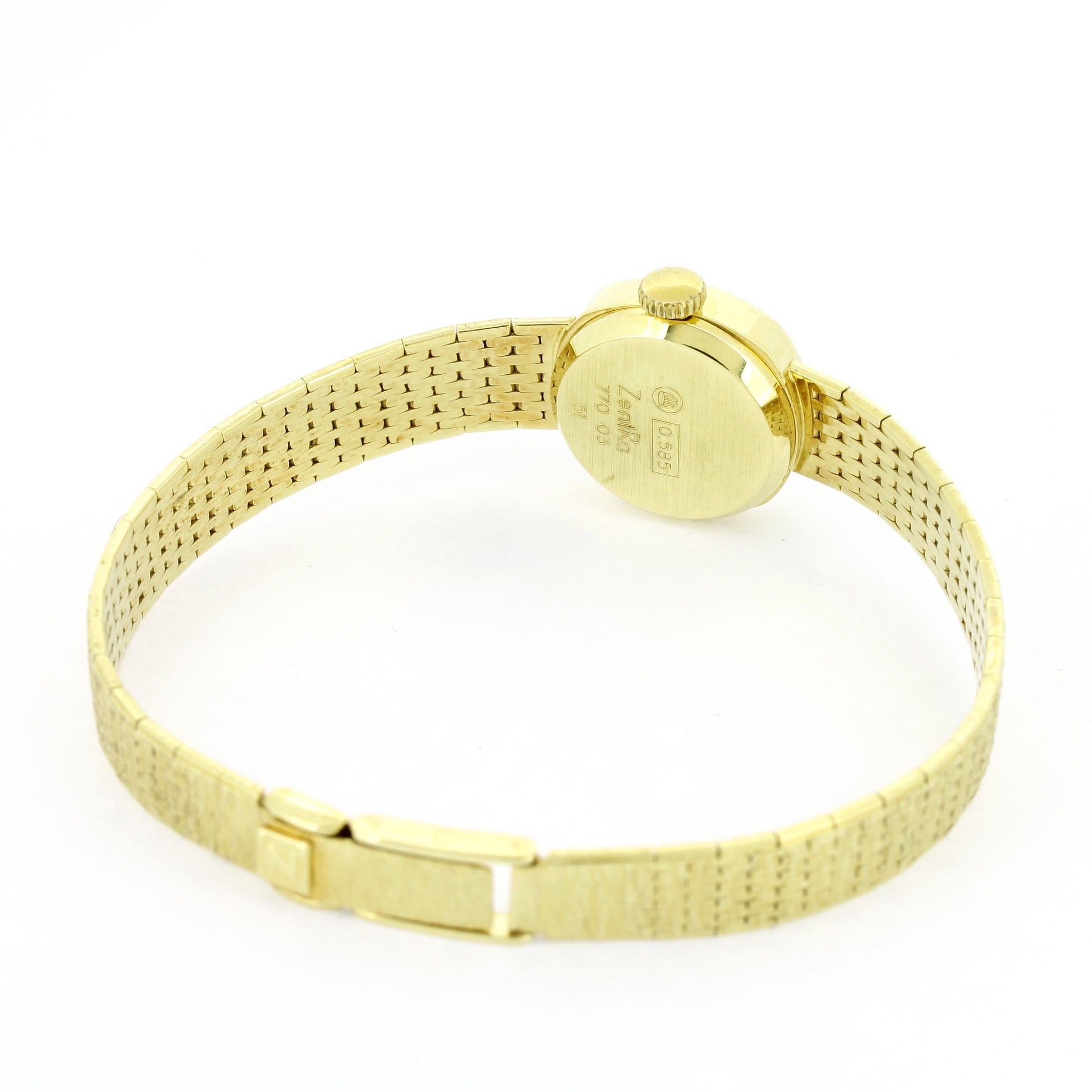 Zenta Armbanduhr Damen 585 Gold 14 Kt Handaufzug – Juwelier Eberle