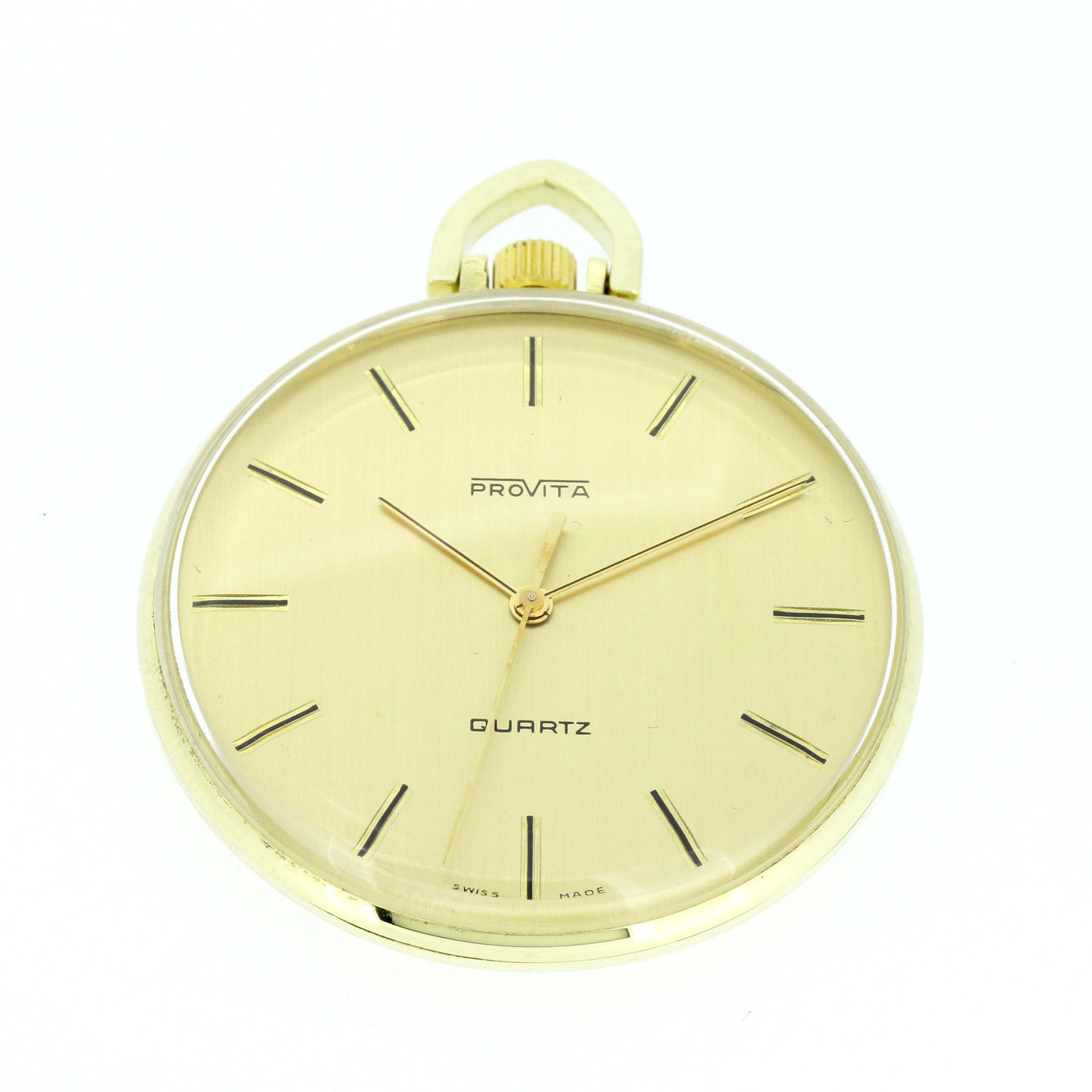 Provita Taschenuhr 585 Gold 14 Kt Quarz Wert 1500,-