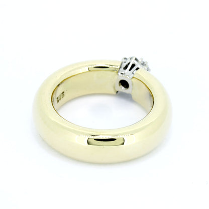 Ring 585 Gold 14 Kt Gelbgold Weißgold Brillanten 0,26 ct VS-SI  Wert 2360,-
