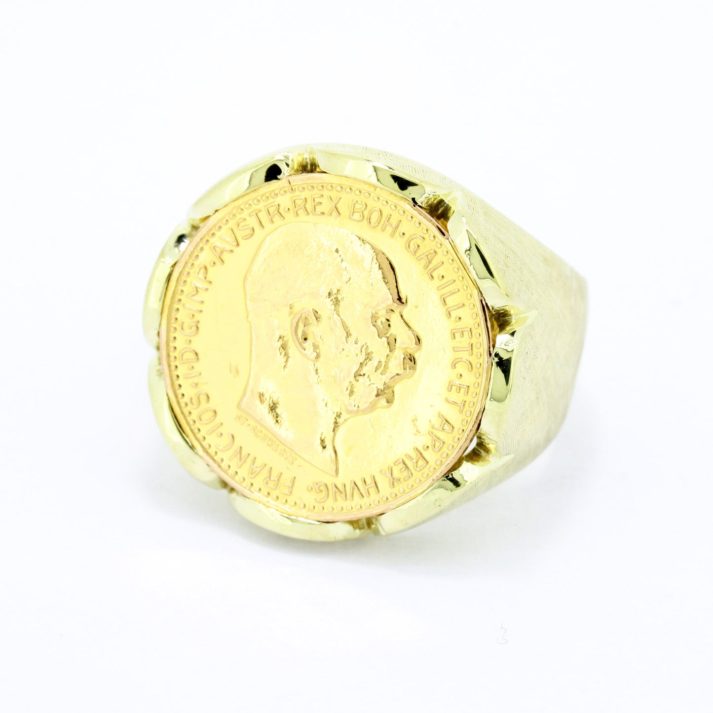 Goldmünze Ring 585 10-Kronen Münze (900) aus Österreich Wert 1640,-