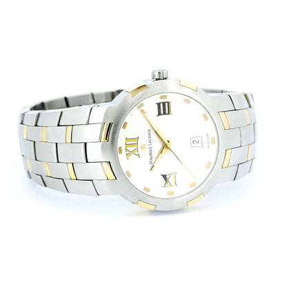 Armbanduhr Maurice Lacroix - 69862 - Edelstahl Quarz-Uhrwerk 750 Gold 18 kt