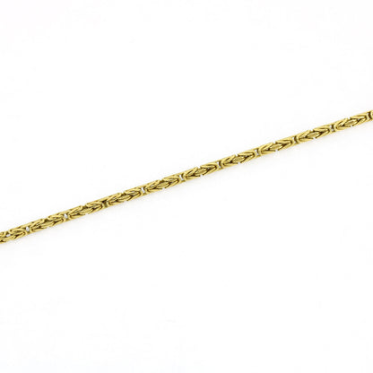 Königskette 2mm 333 Gold Kette 8 Kt Gelbgold 52cm - Wert 730,-