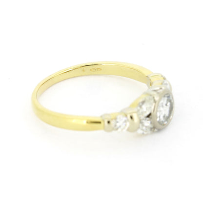 Ring 750 Gold Marquise Diamanten - Brillanten ca. 1,00 ct - Wert 3030,-