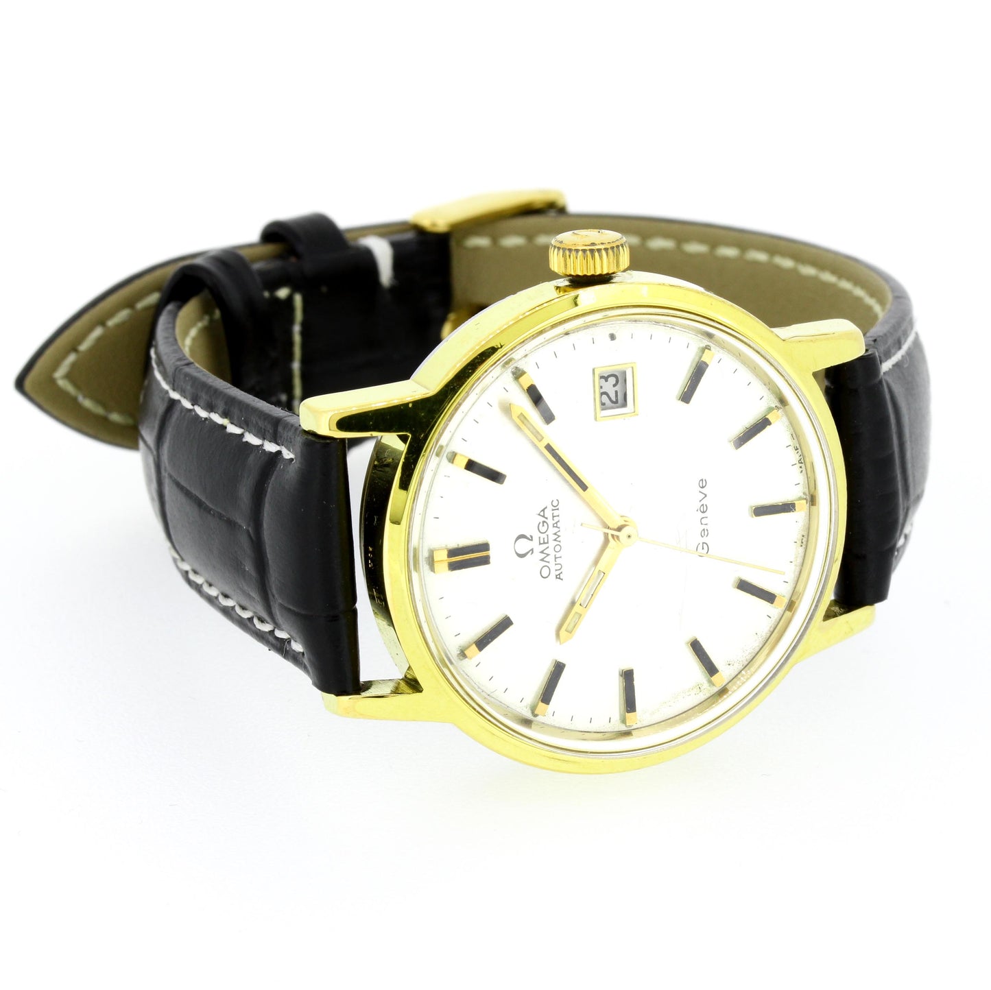 Omega Armbanduhr Geneve 1481 automatik vergoldet