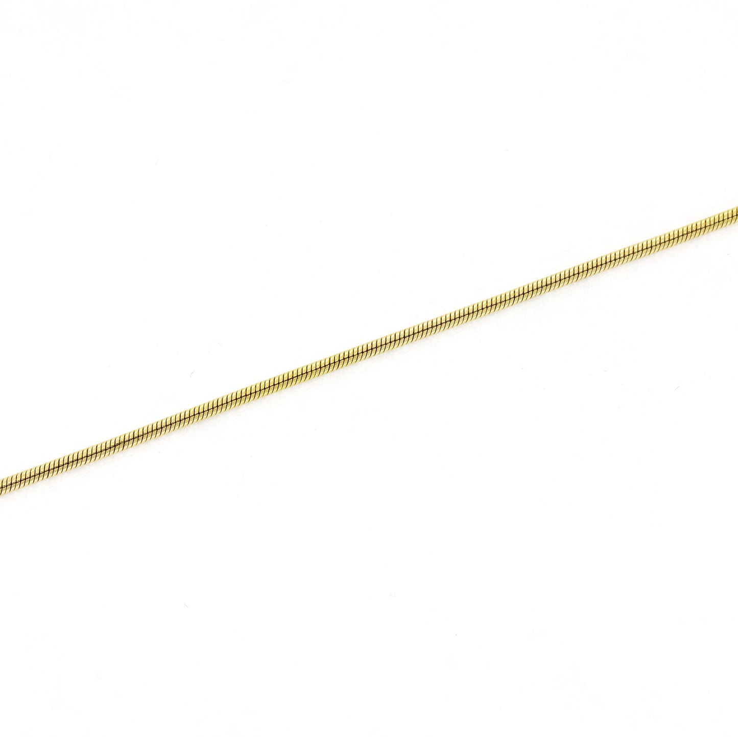 Schlangen Kette 585 Gold 14 Kt Gelbgold - Kettenlänge 43 cm - Wert 585,-