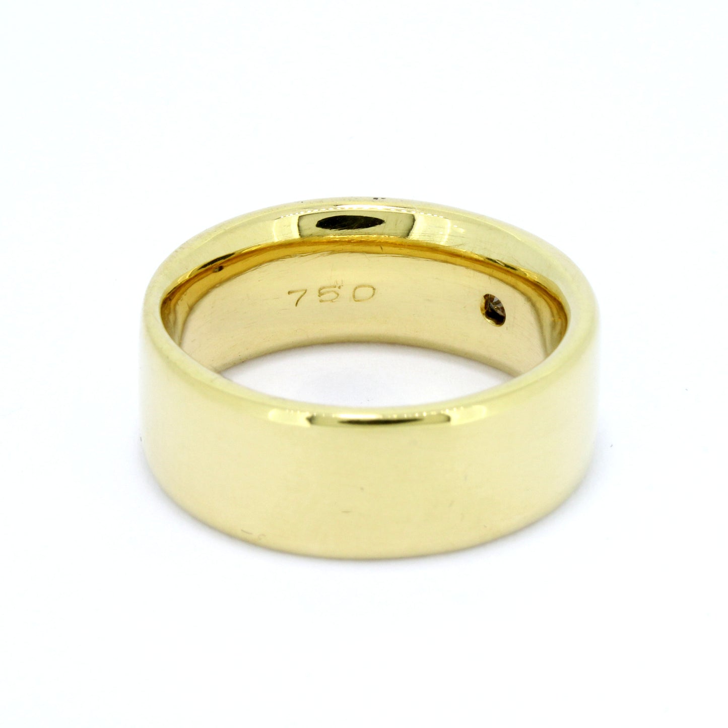 Ring 750 Gold 18 Kt Princess Diamant 0,20ct Wert 2020,-