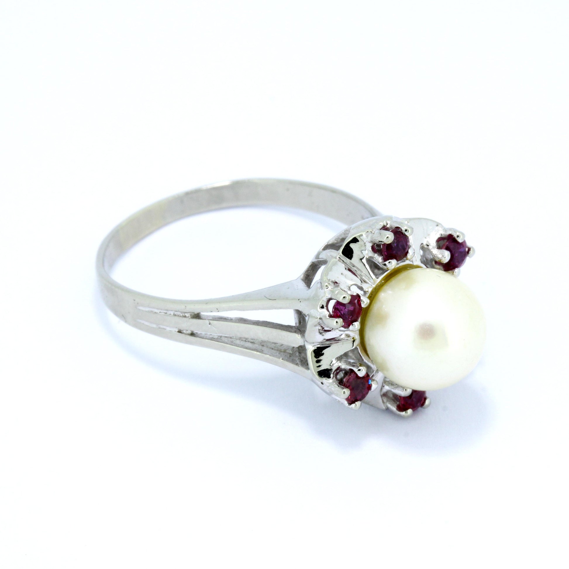 Perlen Ring 585 Gold 14 Kt mit Süßwasserperle Rubin Wert 560,- – Juwelier  Eberle | Goldringe