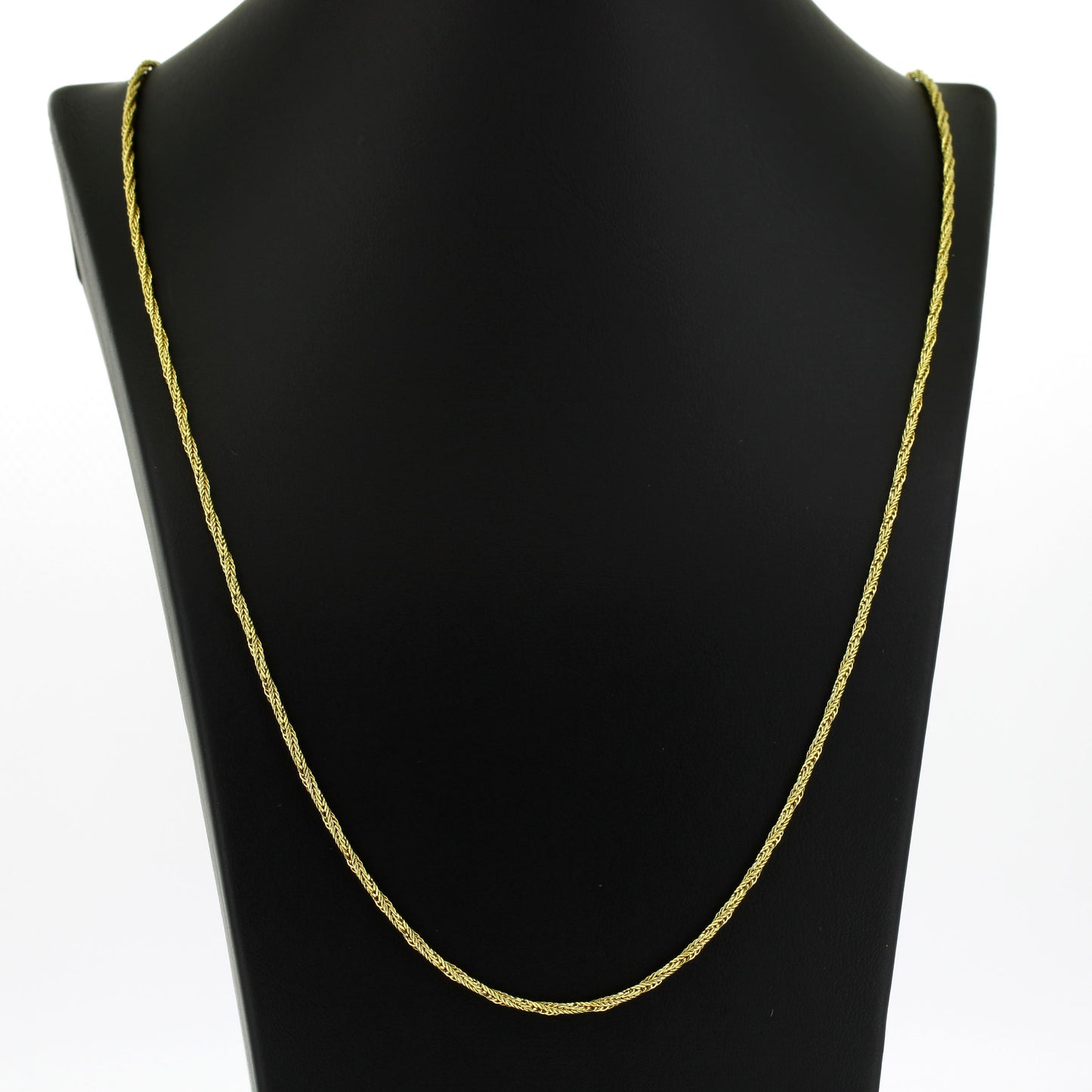 Lange Halskette geflochten 585 Gold 14 Kt Gelbgold 70cm - Wert 1270,-