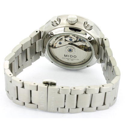 Mido Armbanduhr Commander Automatik Chronograph - Edelstahl - M014.414.11.031.09