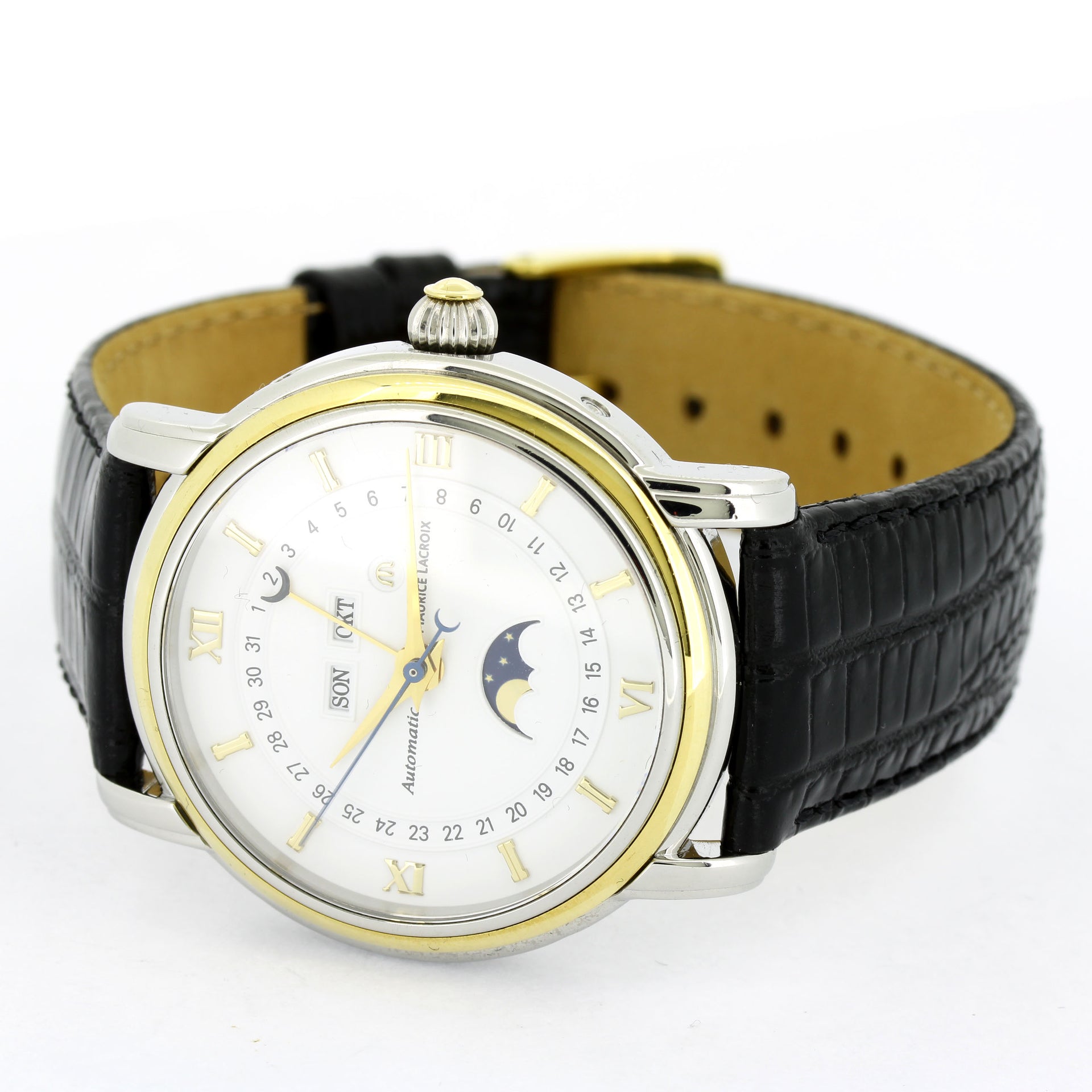 Maurice Lacroix - Armbanduhr - Edelstahl Automatik - 750 Gold 18 